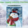 2019 Karikatur Schattig Winter Weihnachten Schneemann 5d Diamond Painting /Diamant Malerei Stickerei VM1169