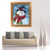 2019 Karikatur Schattig Winter Weihnachten Schneemann 5d Diamond Painting /Diamant Malerei Stickerei VM1169