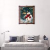 Schattig Schneemann Weihnachtsbaum 5D Diamond Painting Mozaïek Set VM7560