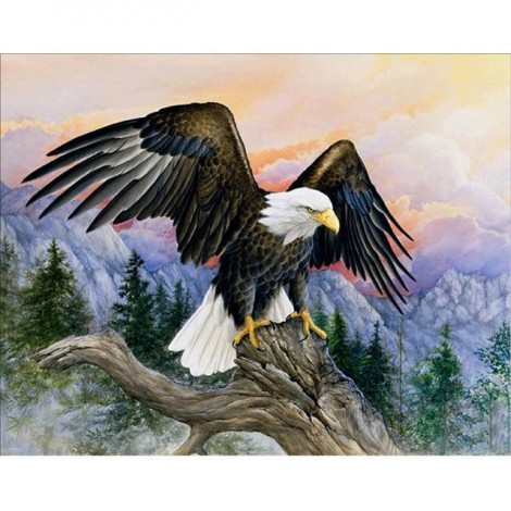 2019 Besondere Adler Porträt 5d Diamond Painting /Diamant Malerei Stickerei Vol Set VM8398