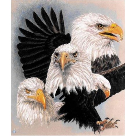 2019 Neuankömmling Tiere Adler Bilder Muur 5d Diamond Painting /Diamant Malerei Set VM09521