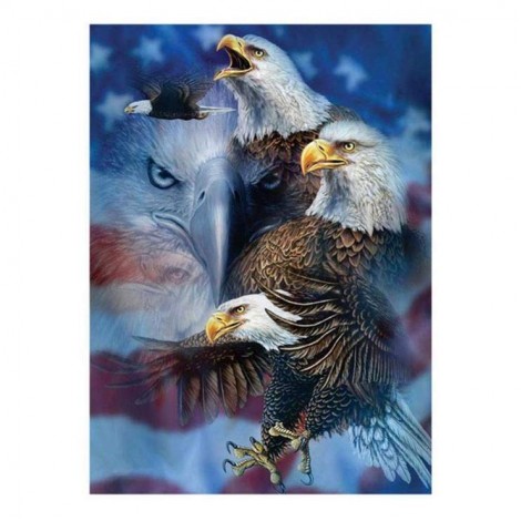 Schlussverkauf Super Stoer Adler Diamond Painting /Diamant Malerei Set Af9738