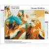 Neuankömmling Billig Wolf Patroon 5d Diamond Painting /Diamant Malerei Set QB6606