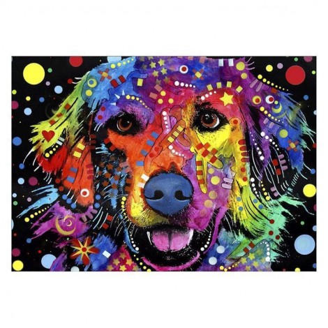 2019 Bestees Besondere Haustiere Hund Kreuzstich 5d Vol Diamond Painting /Diamant Malerei Set QB54324