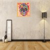 2019 Bestees Kleurrijk Moderne Kunststile Schädel Patroon 5d Vol Diamond Painting /Diamant Malerei Set QB6023