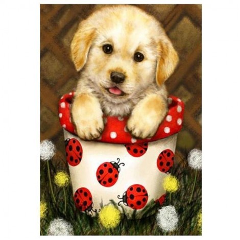 2019 Bestees Karikatur Haustiere Hund Kreuzstich 5d Vol Diamond Painting /Diamant Malerei Set QB5443