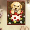2019 Bestees Karikatur Haustiere Hund Kreuzstich 5d Vol Diamond Painting /Diamant Malerei Set QB5443