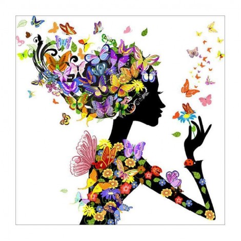 2019 Billig Traum Mädchen Patroon 5d Vol Diamond Painting /Diamant Malerei Set QB6005