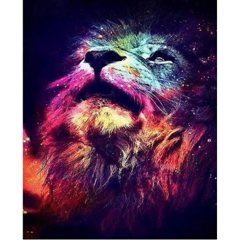 Voll Strasssteine Besondere Löwe Patroon 5d Diamond Painting /Diamant Malerei Set QB6427