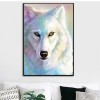 2019 Neuankömmling Traum Vol Eckig Strasssteine Wolf 5d Resin Diamond Painting /Diamant Malerei Stickerei VM8602
