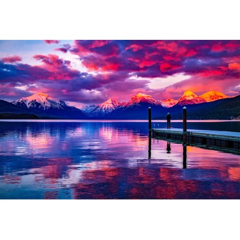 2019 Neuankömmling Traum Landschap Natur Berg Hemel Diamond Painting /Diamant Malerei Set VM8115