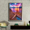 Populair Muur Kleurrijk Berg&Meer Diamond Painting /Diamant Malerei Set AF9545