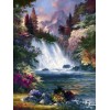 2019 Ölgemälde Stile Wasser Vallen Bilder 5d Diamond Painting /Diamant Malerei Set VM20064