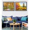 2019 Schlussverkauf Vol 5d Diamond Painting /Diamant Malerei Stickerei Herbst Wald Set VM20480