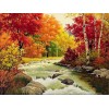 2019 Neuankömmling Schlussverkauf Herbst Wald Patroon 5d Diamond Painting /Diamant Malerei Set VM9637