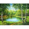 Neuankömmling Schlussverkauf Stil En Mooi Natuurlijk 5d Diamond Painting /Diamant Malerei Set VM1311
