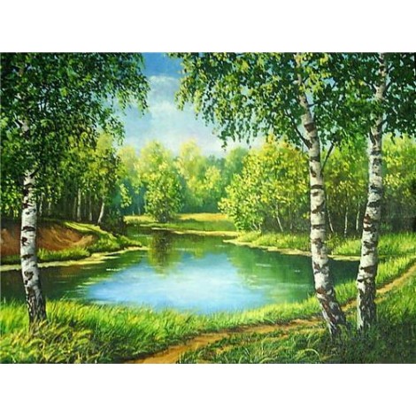 Neuankömmling Schlussverkauf Stil En Mooi Natuurlijk 5d Diamond Painting /Diamant Malerei Set VM1311