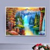Schlussverkauf Fascinating Wald Wasser Vallen Diamond Painting /Diamant Malerei Set AF93934