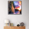 Spectacular Wasser Vallen Zonsondergang View Diamond Painting /Diamant Malerei Set Af9733