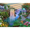 2019 Neuankömmling Schlussverkauf Muur Landschap Wasser Vallen Natur 5d Diamond Painting /Diamant Malerei Set VM4162