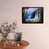 Schlussverkauf Ölgemälde Stile Berg Wasser Vallen Diamond Painting /Diamant Malerei Set AF9393