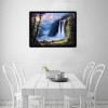 Schlussverkauf Ölgemälde Stile Berg Wasser Vallen Diamond Painting /Diamant Malerei Set AF9393