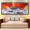 2019 Landschap Wasser Vallen Große Größe Strasssteine Muur 5d Diamond Painting /Diamant Malerei Set VM4128