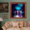 Fantasie Nacht Schmetterling Wasser Vallen Diamond Painting /Diamant Malerei Set AF9408