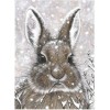Vol Eckig Strasssteine Winter Hase 5D Diamond Painting /Diamant Malerei Set NA0219