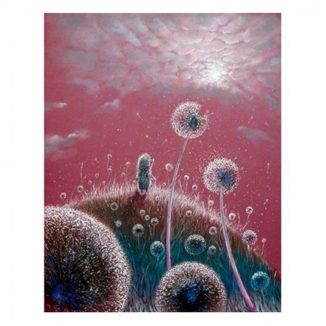 Mozaïek Traum Löwenzahn 5d Diamond Painting /Diamant Malerei Set QB5178