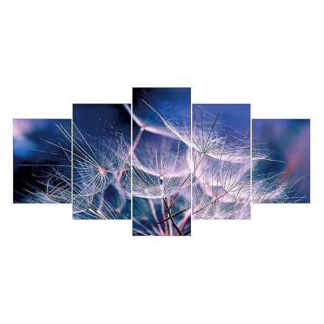 Große Größe Multi Panel Löwenzahn 5D Voll Strasssteine Diamond Painting /Diamant Malerei Set QB8120