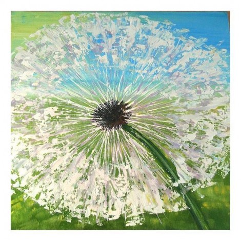 Ölgemälde Stile Löwenzahn 5d Diamond Painting /Diamant Malerei Set QB5153