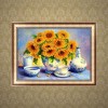 Ölgemälde Stile Sonnenblumen 5d Diamond Painting /Diamant Malerei Set QB6412