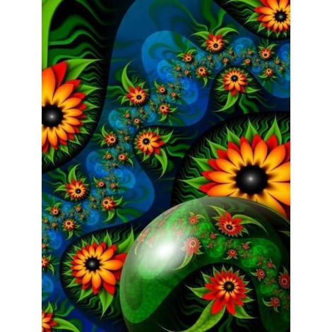 2019 Bergkristal Kunst Abstrakt Patroon 5d Diamond Painting /Diamant Malerei Set BQ5040