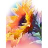 Pflanze Sonnenblumen 5D Waterverfrijk Vol Eckig Strasssteine Diamond Painting /Diamant Malerei Set NA0061