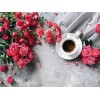 2019 Neuankömmling Schlussverkauf Kaffee En Blume 5d Diamond Painting Set VM3015