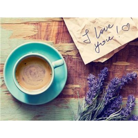 2019 Besondere Kaffee En Blume Bilder 5d Bling Bling Kunst Diamond Painting /Diamant Malerei Set VM03009