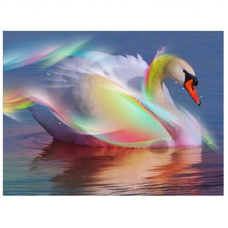 2019 Bestees Traum Schwan Patroon 5d Vol Diamond Painting /Diamant Malerei Set QB5832