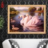 2019 Neuankömmling Schwans Swimming 5d Diamond Painting /Diamant Malerei Stickerei VM08596