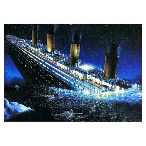 2019 Neuankömmling Schlussverkauf Vol Eckig Strasssteine Titanic Schip 5d Diamond Painting /Diamant Malerei Set VM9870