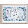 Große Größe 2019 Muur Blume Uhr 5D Diamond Painting /Diamant Malerei Set NB10308