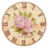 Ölgemälde Stile Blume Uhr Kreuzstich Diamond Painting /Diamant Malerei Set NB0168
