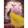 Bedazzled Besondere Tiere Pfau Uhr 5d Diamond Painting /Diamant Malerei Set VM8163