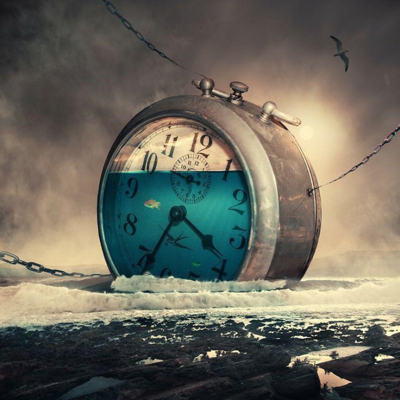 Fantasie Strand Uhr ...