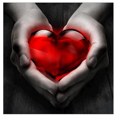 Valentinstag Gift Give Du My Herz Geformt Diamond Painting /Diamant Malerei Set AF9431