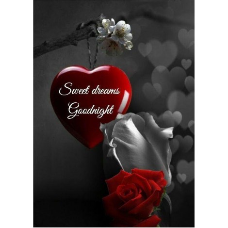 2019 Neuankömmling Rote Liefde Herz Geformt 5D Kreuzstich Diamond Painting /Diamant Malerei Set NA0726