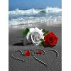 Besondere Herz Geformt Rosen Icoon 5D Diamond Painting /Diamant Malerei Set NA0787