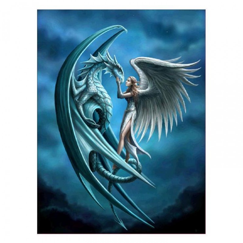 Billig Fantasie Blau...