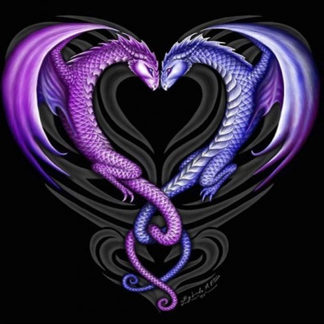 Schlussverkauf Traum Vol Eckig Strasssteine Diamond Drachen 5d Diamond Painting /Diamant Malerei Set VM9878