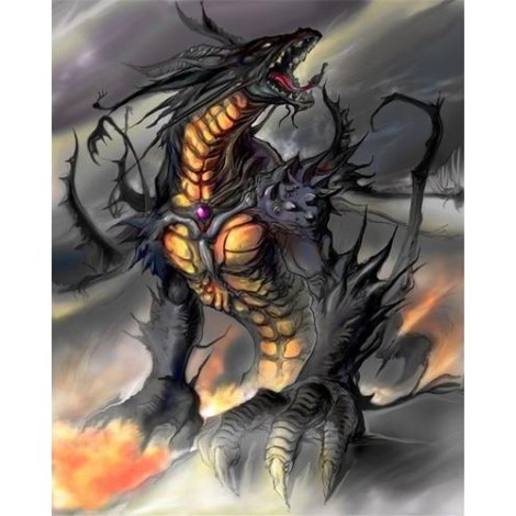 2019 Neuankömmling Traum Kunst Drachen Patroon 5d Diamond Painting /Diamant Malerei Set VM9907